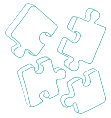 Ícone Estimulação Cognitiva - Quebra-cabeça representando exercícios mentais